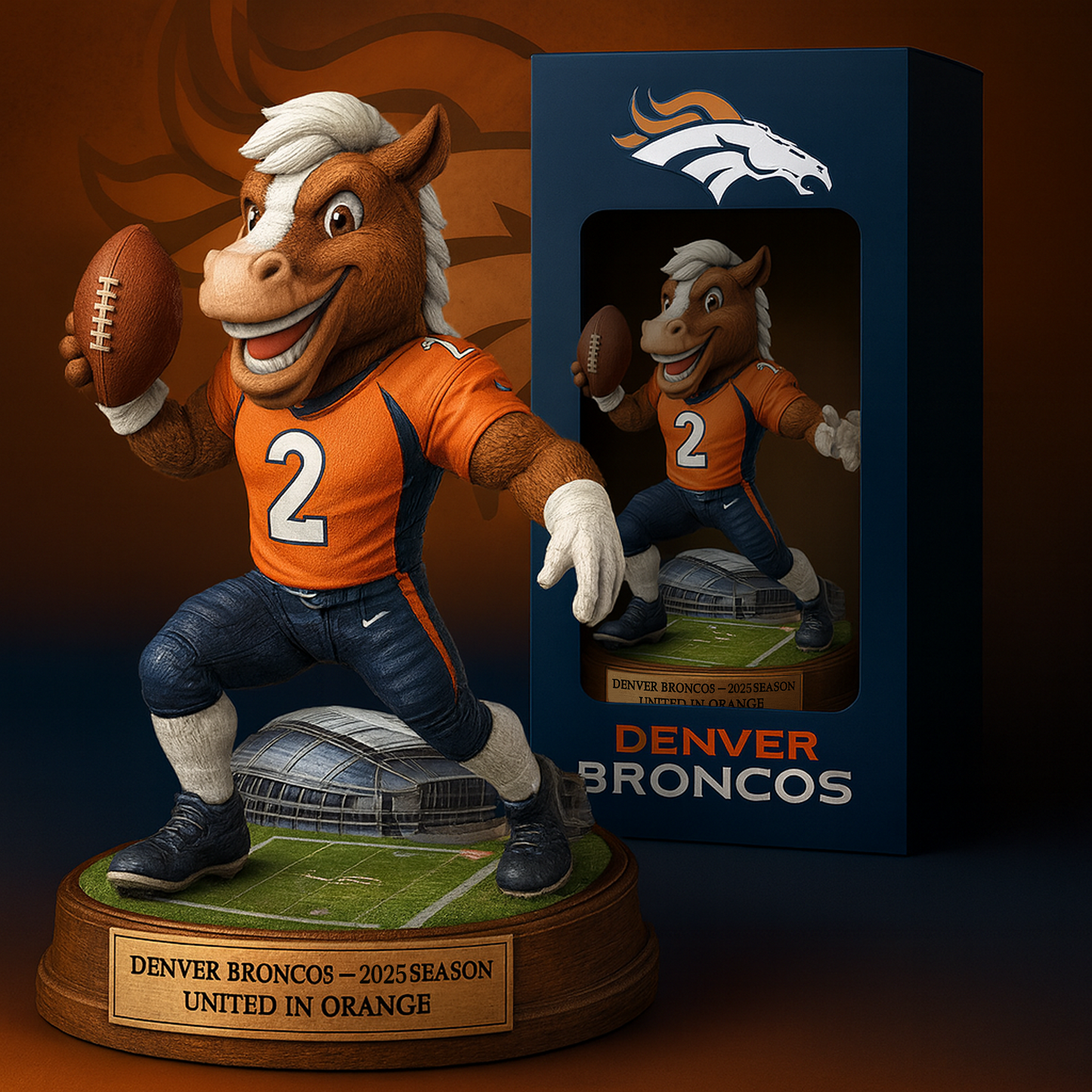 DEN x NFL Premium Acrylic Plaque DATND TANTD