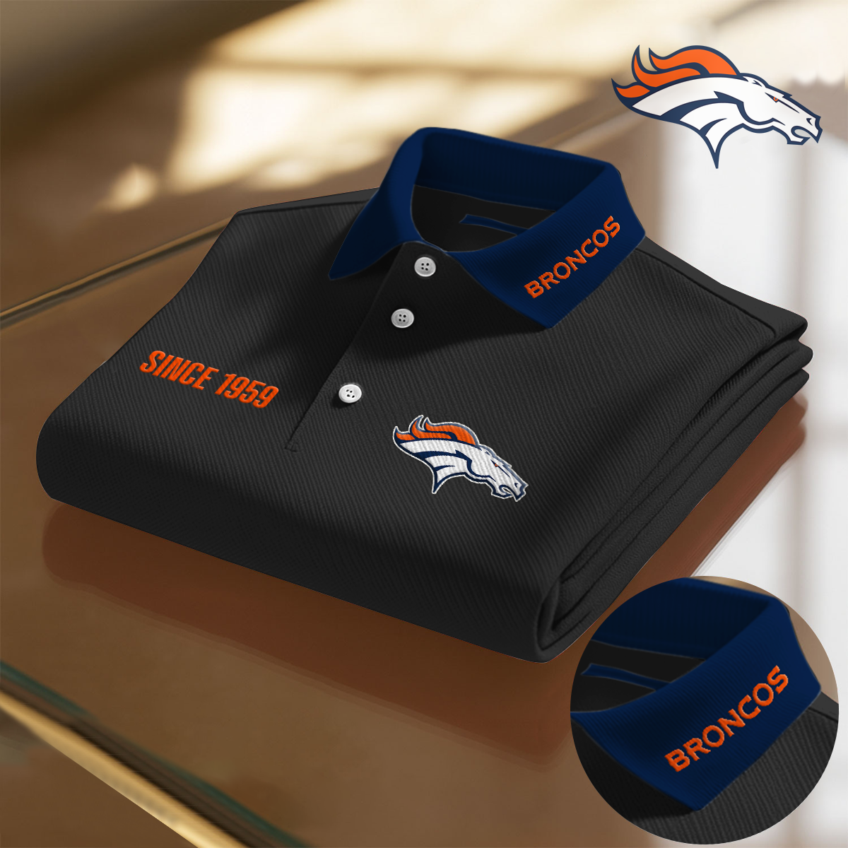 DEN x NFL Premium Polo Shirt DatND DVT