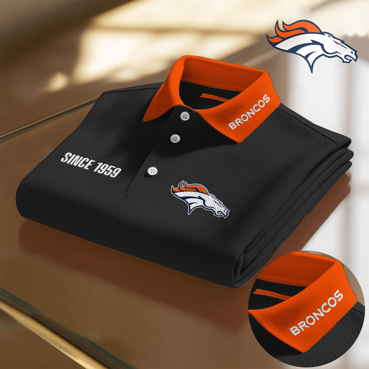 DEN x NFL Premium Polo Shirt DatND DVT
