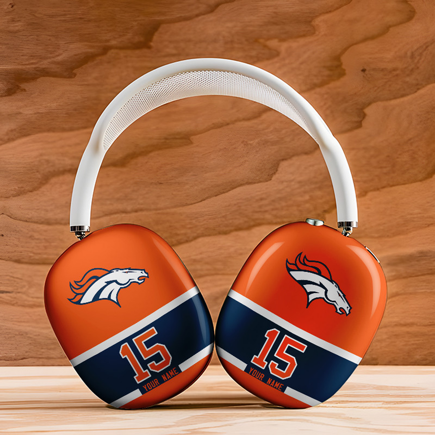 DEN x NFL Special Airpod Max Case Cover Personalized DATND TANTD