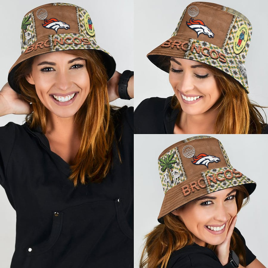 Denver Broncos Premium NFL Bad Bunny Bucket Hat NAK