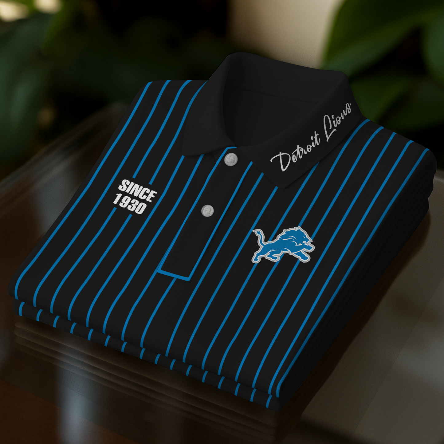 DET Premium NFL Polo Shirt 2608