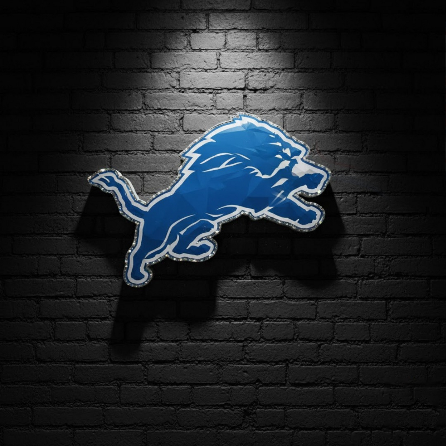 DET X NFL Diamond Crystal Wall Art DatND DVT