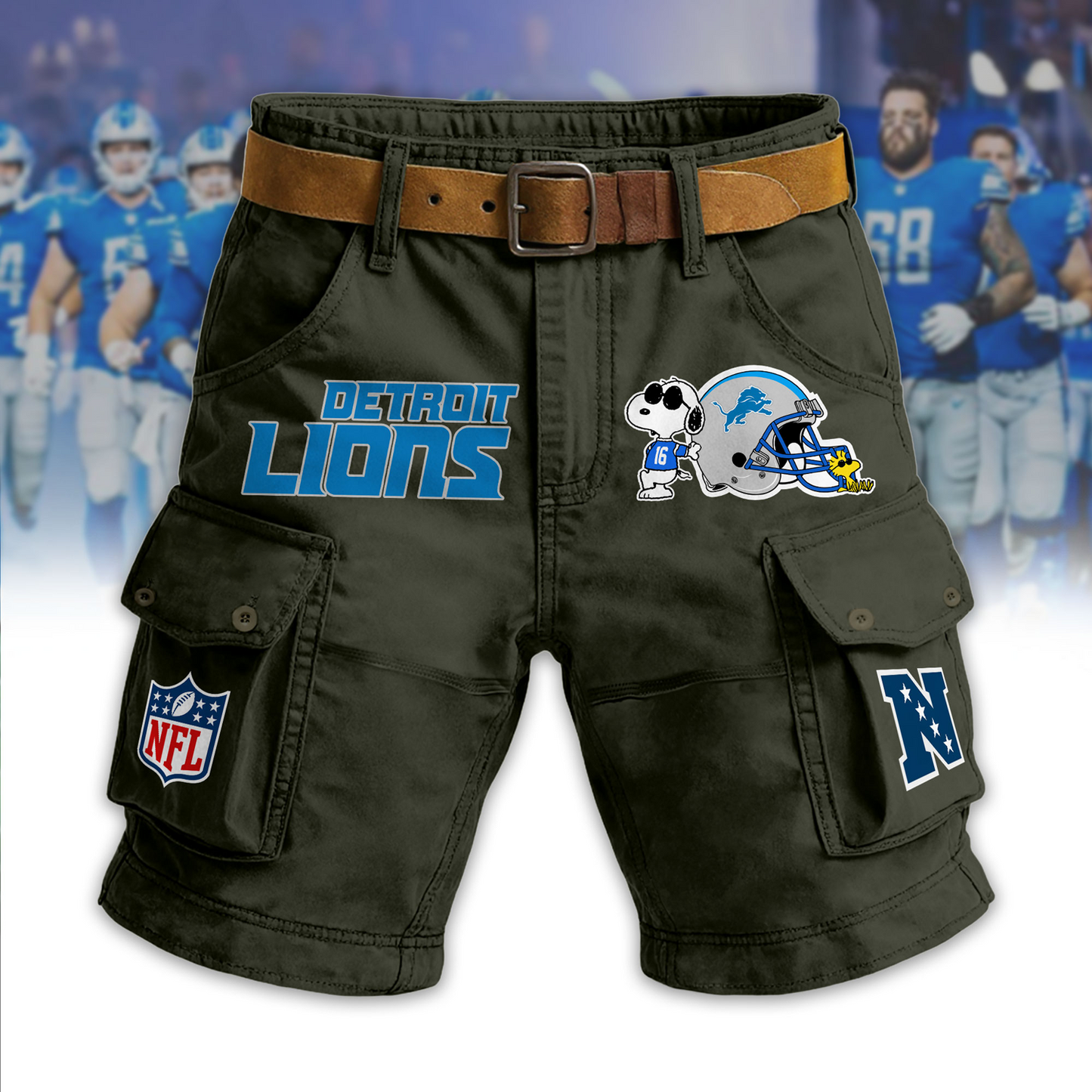 DET x NFL Man Shorts