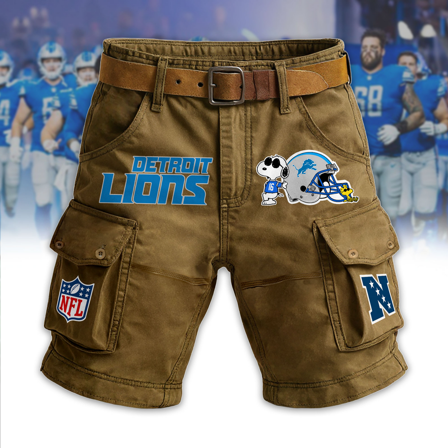 DET x NFL Man Shorts