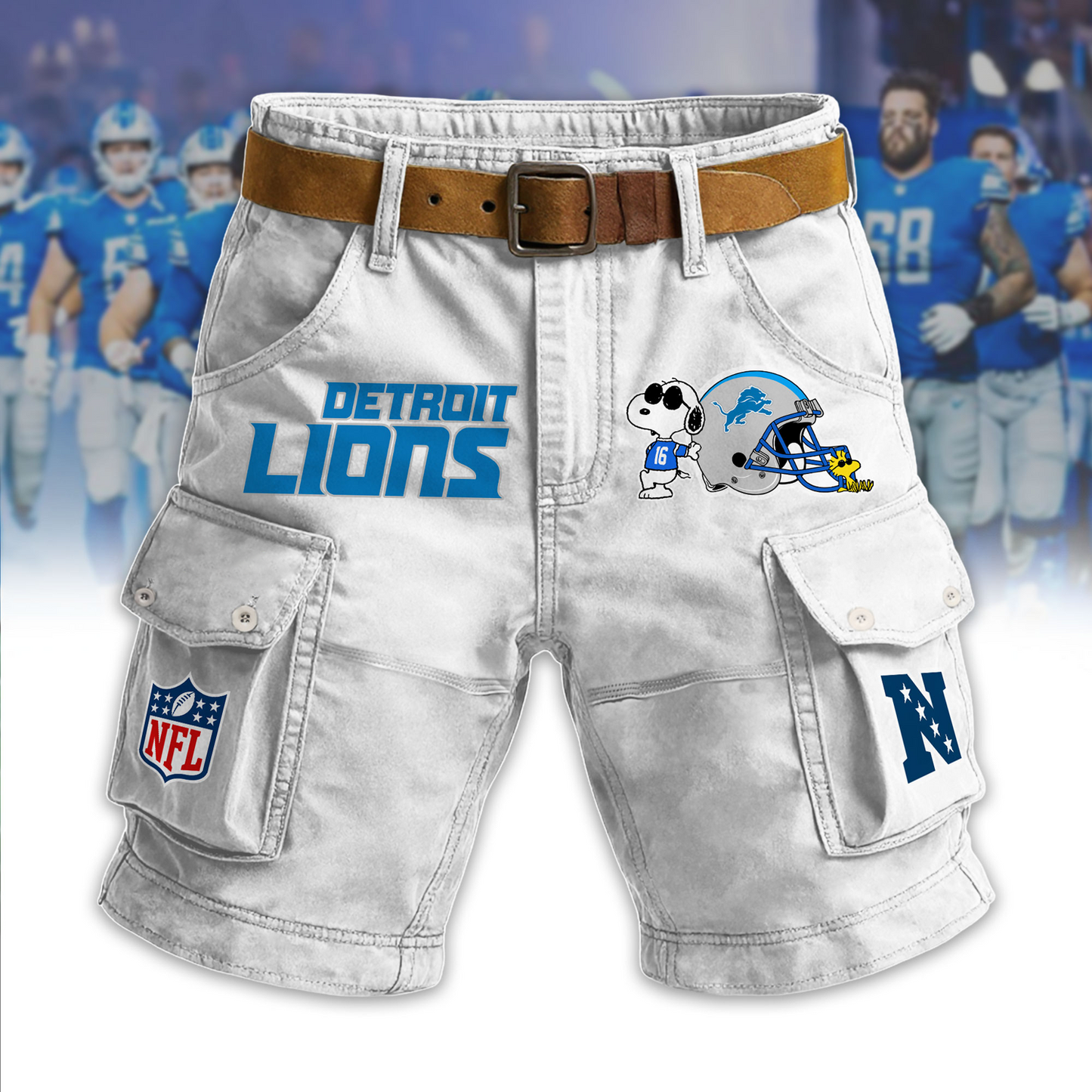 DET x NFL Man Shorts