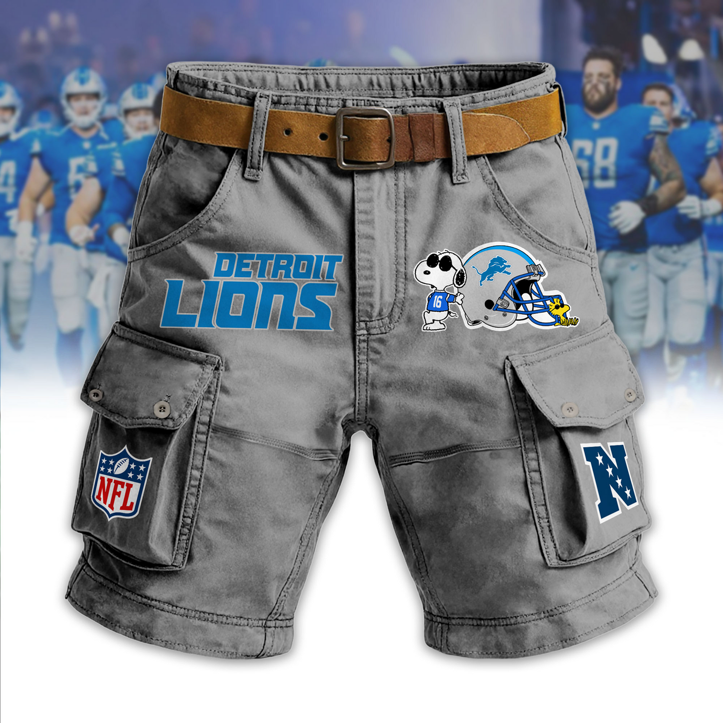 DET x NFL Man Shorts