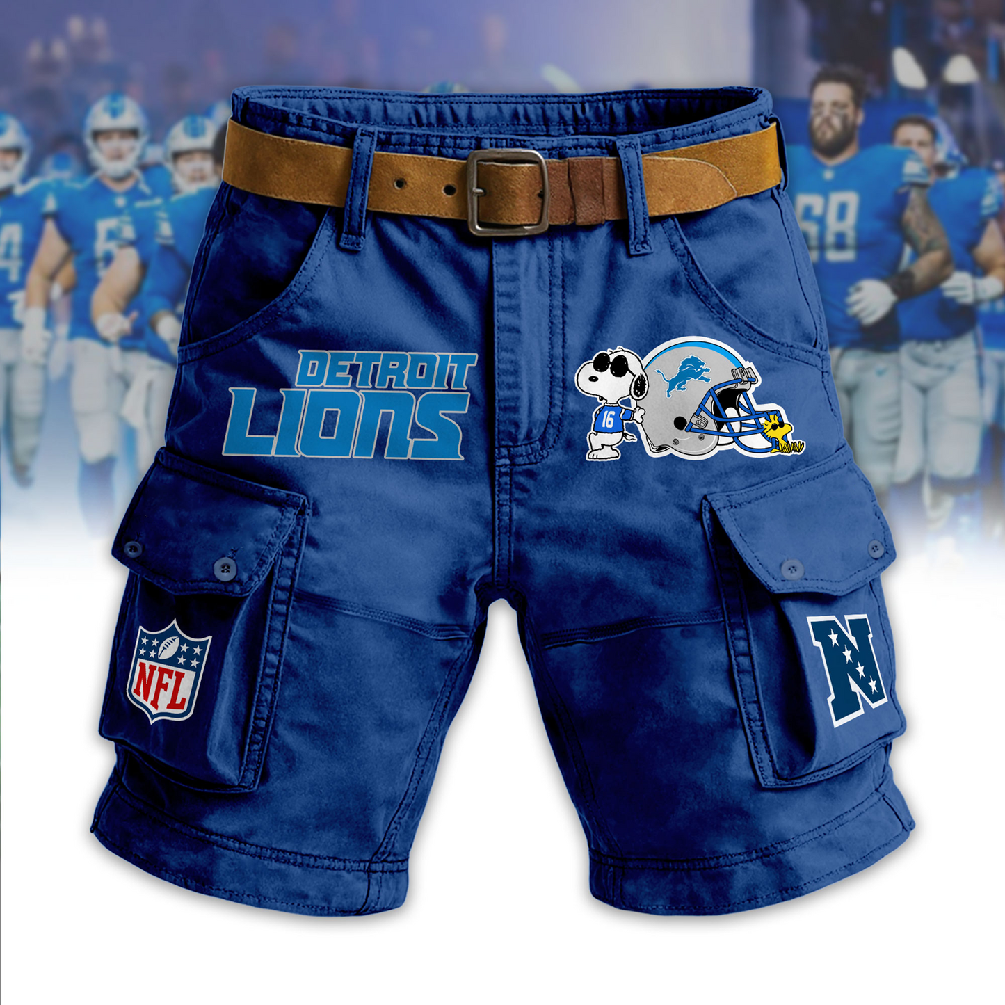 DET x NFL Man Shorts