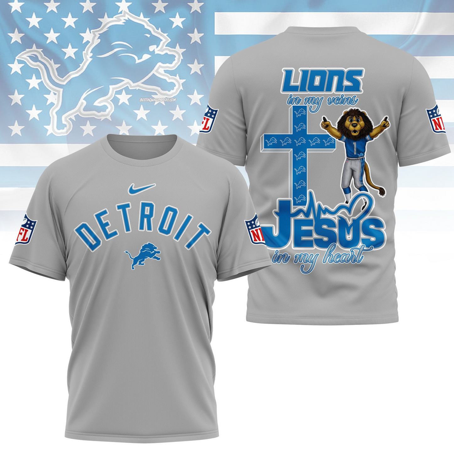 DL Premium Faith & Football 3D Shirt DDT TTV