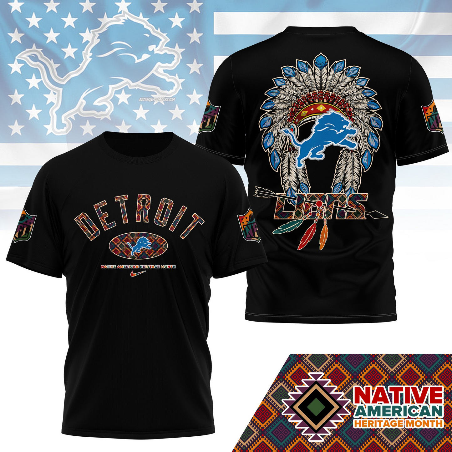 DL Premium Native American Heritage Month 3D Shirt DDT TTV