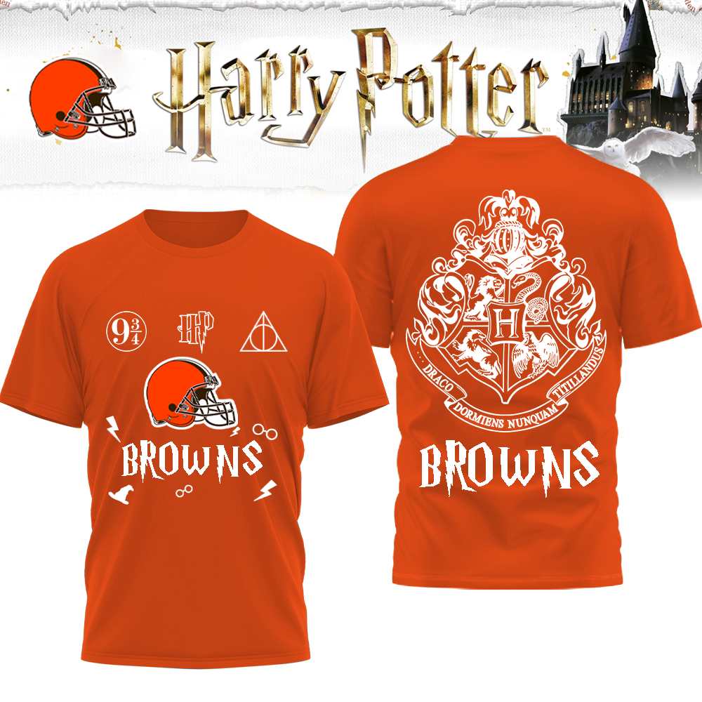 CLE Premium NFL x Harry Potter 3D Shirt DDT CTND