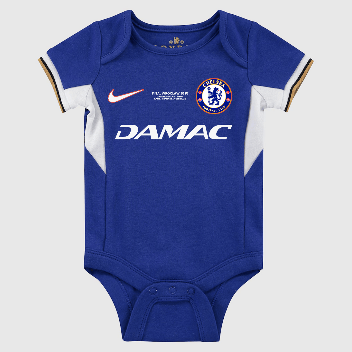 CHE F.C Custom Soccer Jersey , Baby Rib Bodysuit Sizes V5 DATND TANTD