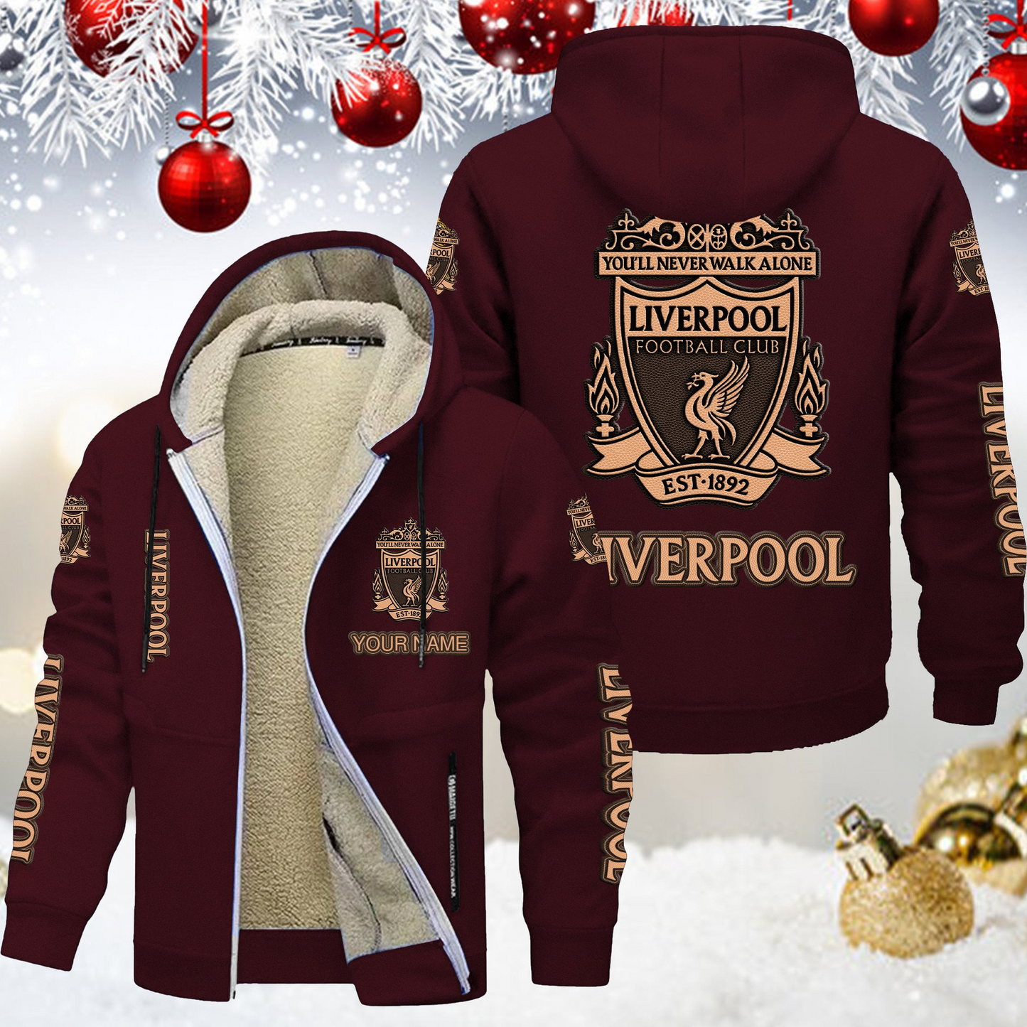 EPL x LIV Hoodie Zip Velvet Coat V1 NAK