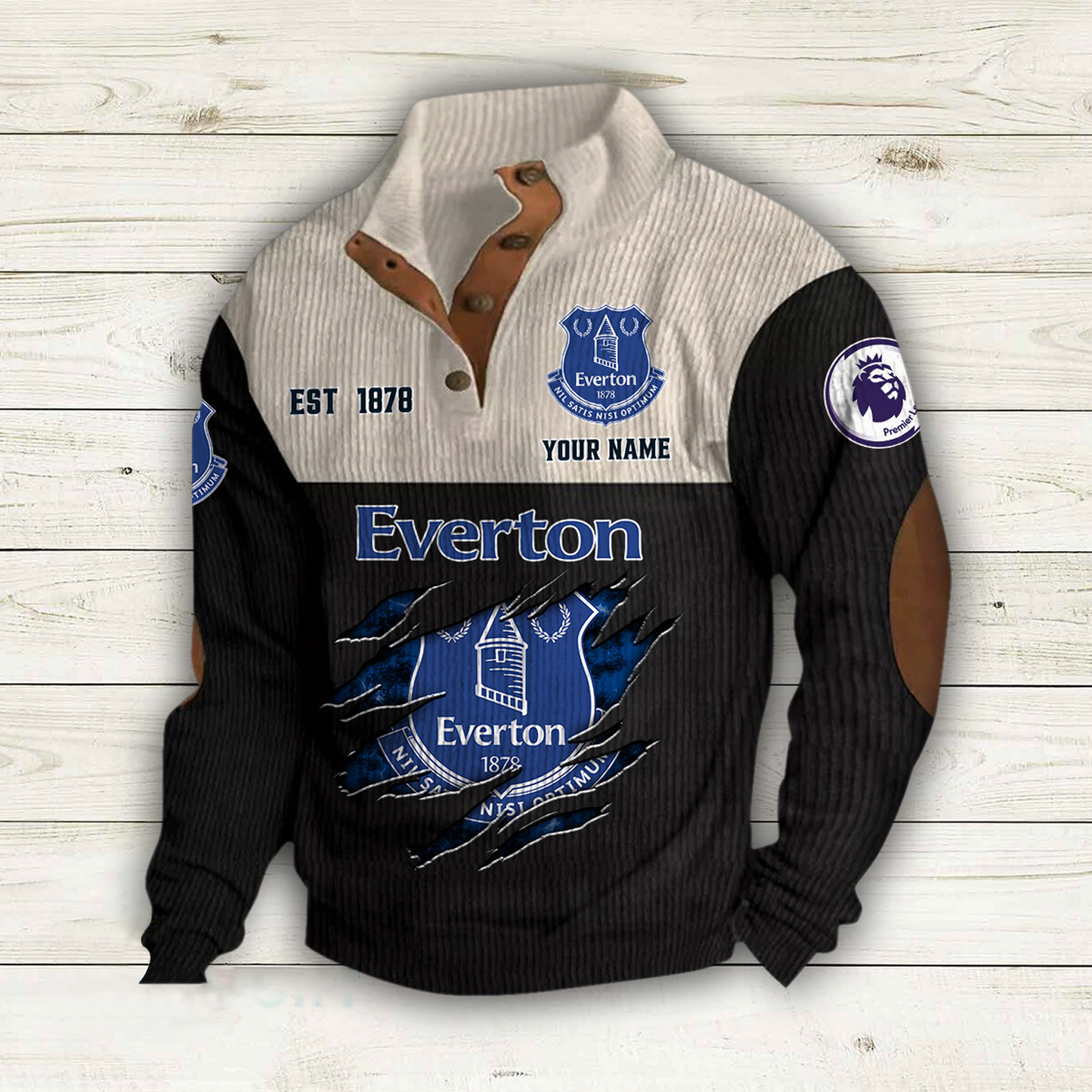 EVE x EPL Double Breasted Stand Collar Hoodies DATND TANTD