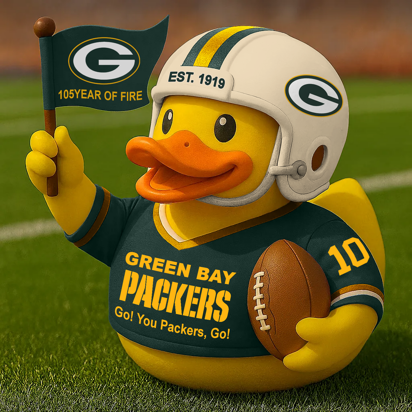 GB x NFL Anniversary Rubber Duck DATND TANTD