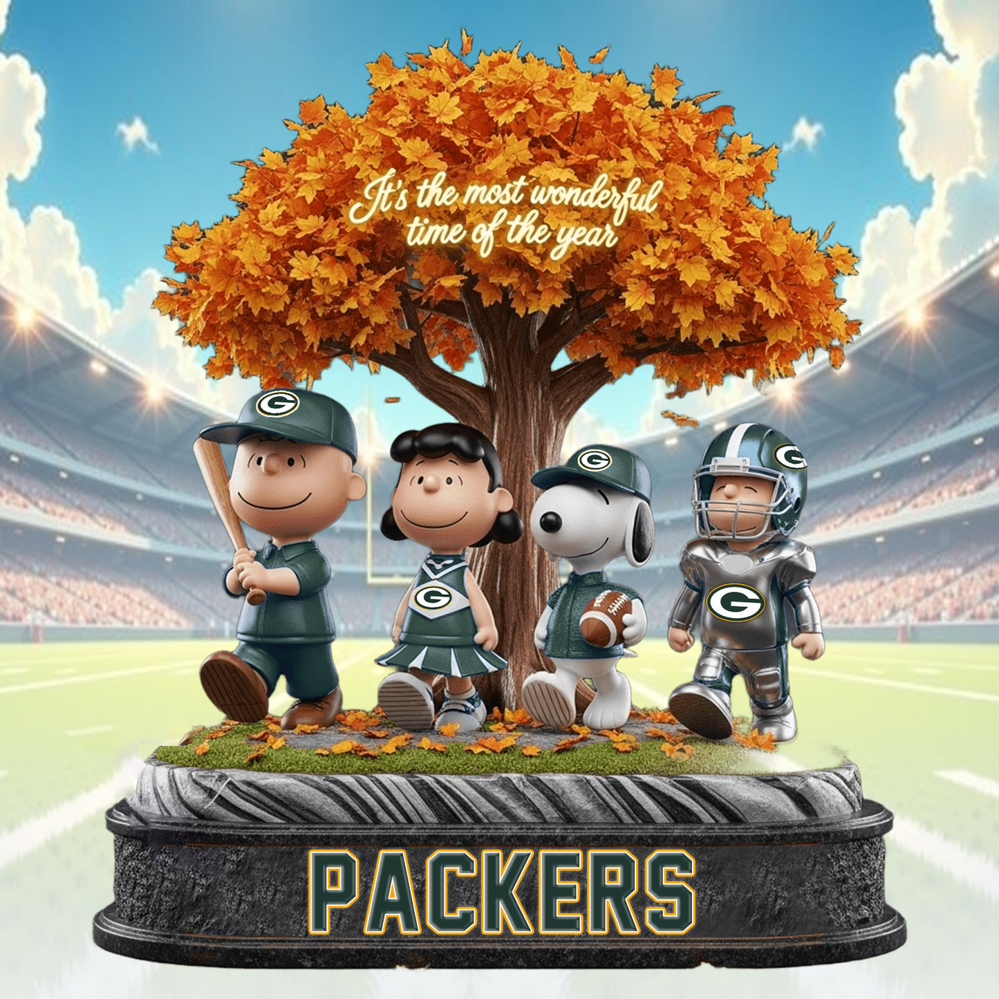 GB x NFL Premium Acrylic Block DATND TANTD