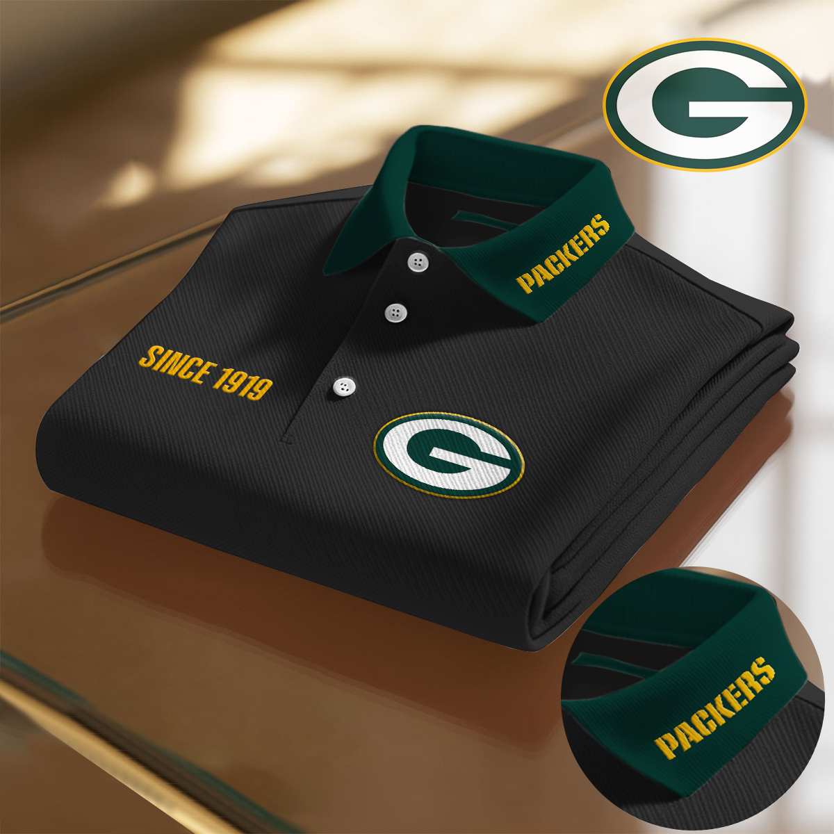 GB x NFL Premium Polo Shirt DatND DVT