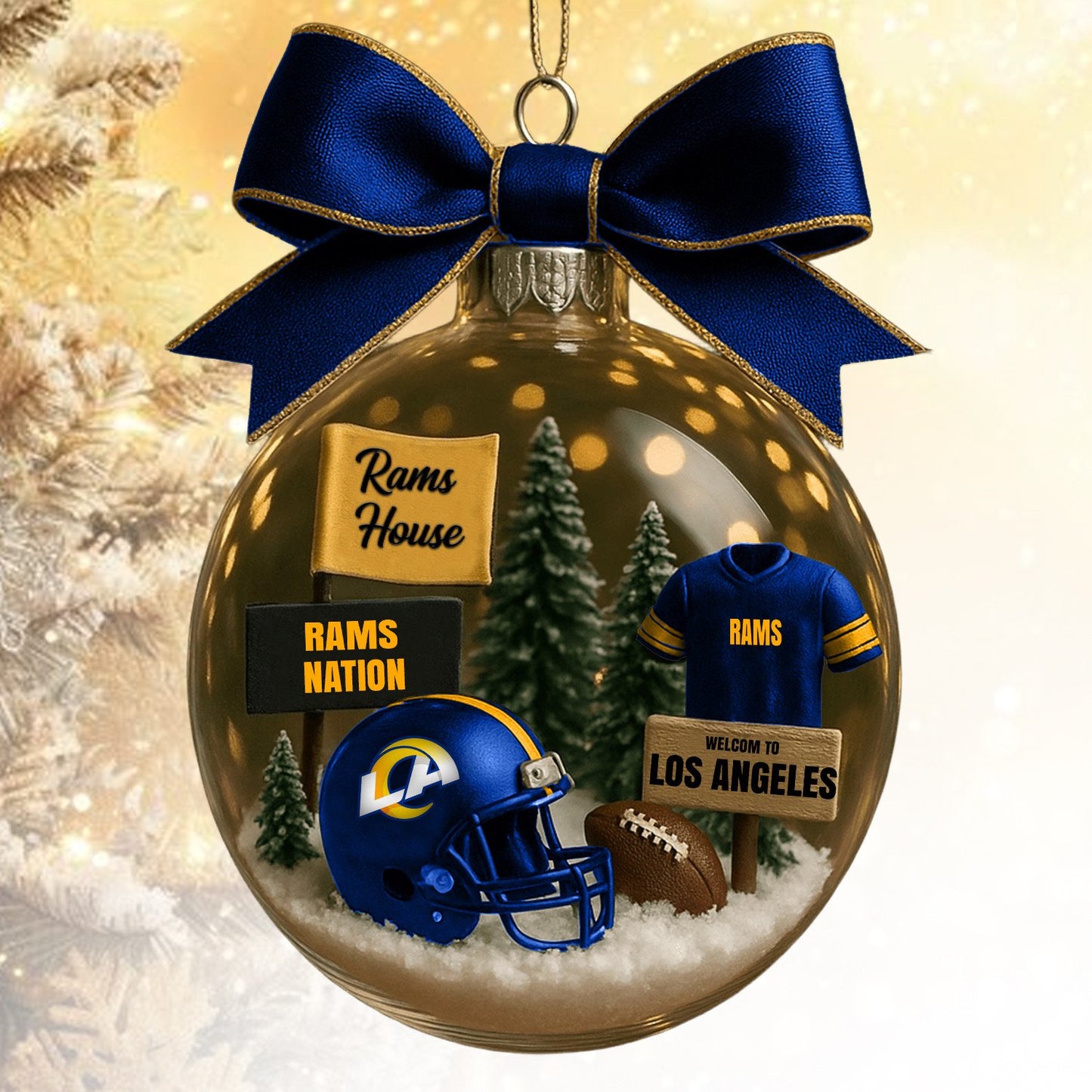 GBP NFL Acrylic Ball Ornament - Best Gift For Fans DDT CTND