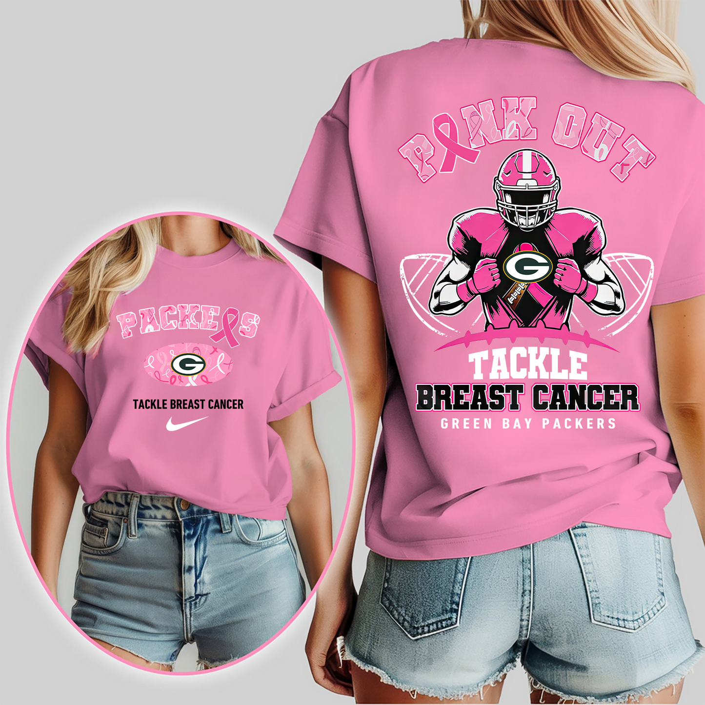 GBP Pink Out - Tackle Breast Cancer 3D Shirt DDT 060825 CTND