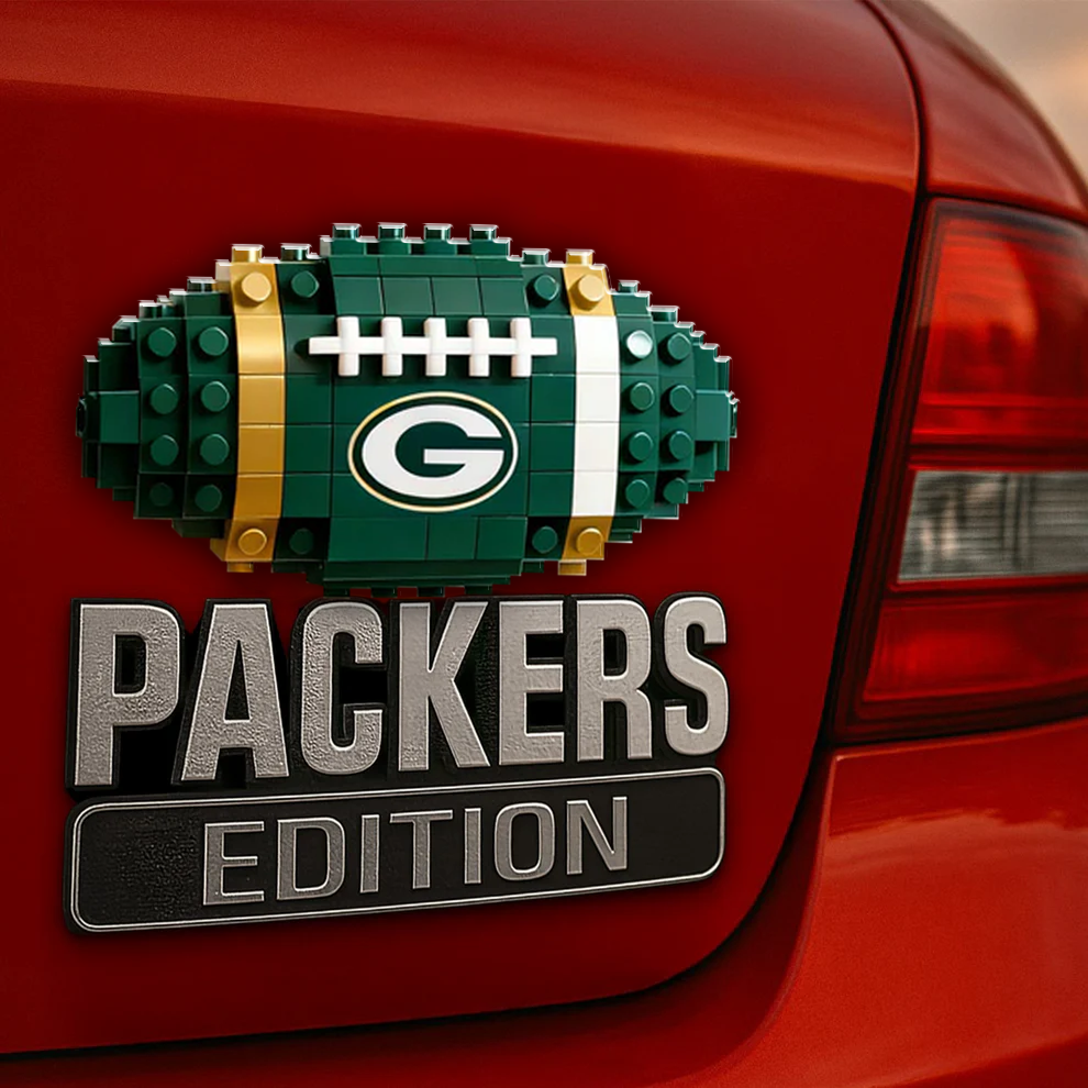 GBP x NFL Building Block Set 3D Car Name Badge DDT CTND