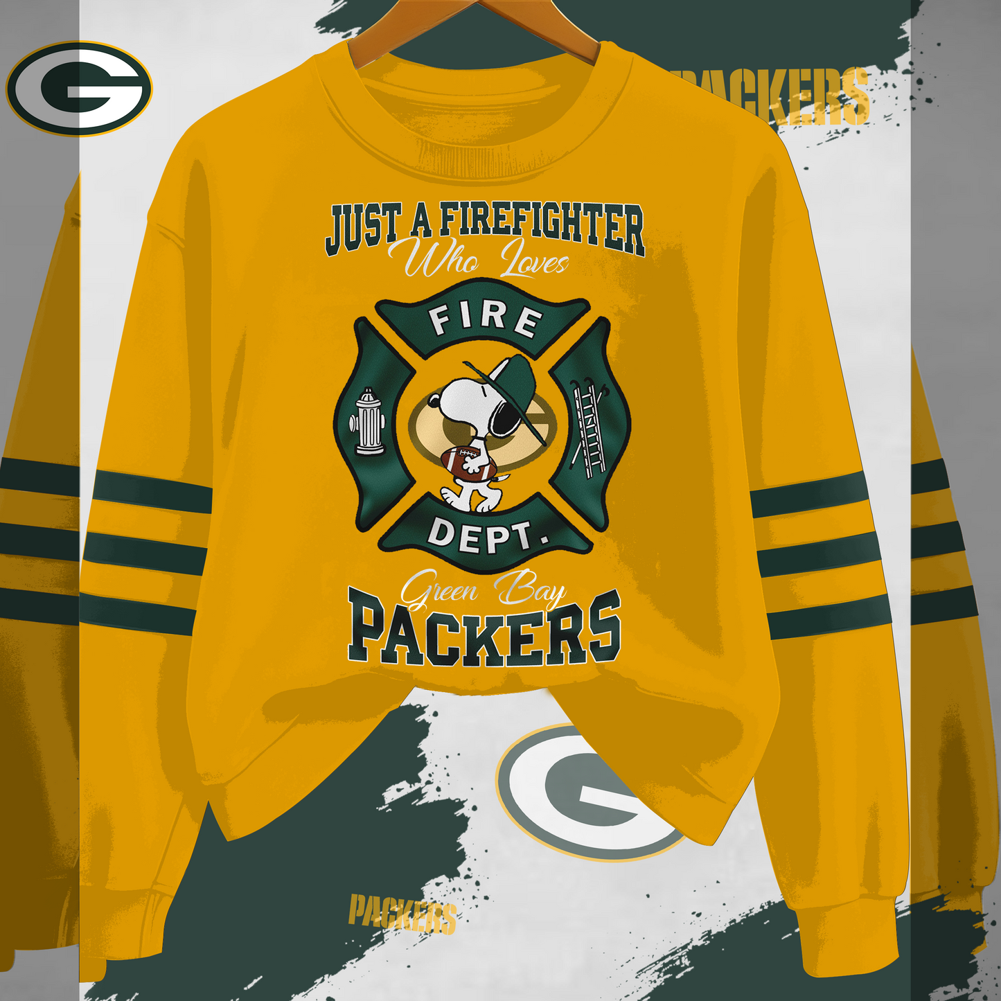 GBP x NFL Just A Firefighter Who Love Sweatshirt DDT HLPHUONG