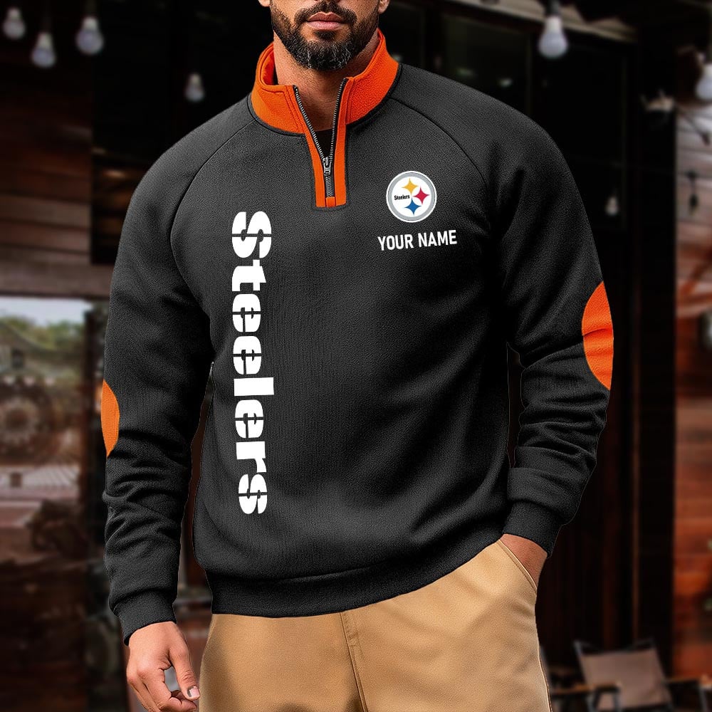 PS NFL Pulse Gear Zipper Henley Sweatshirt DDT CTND