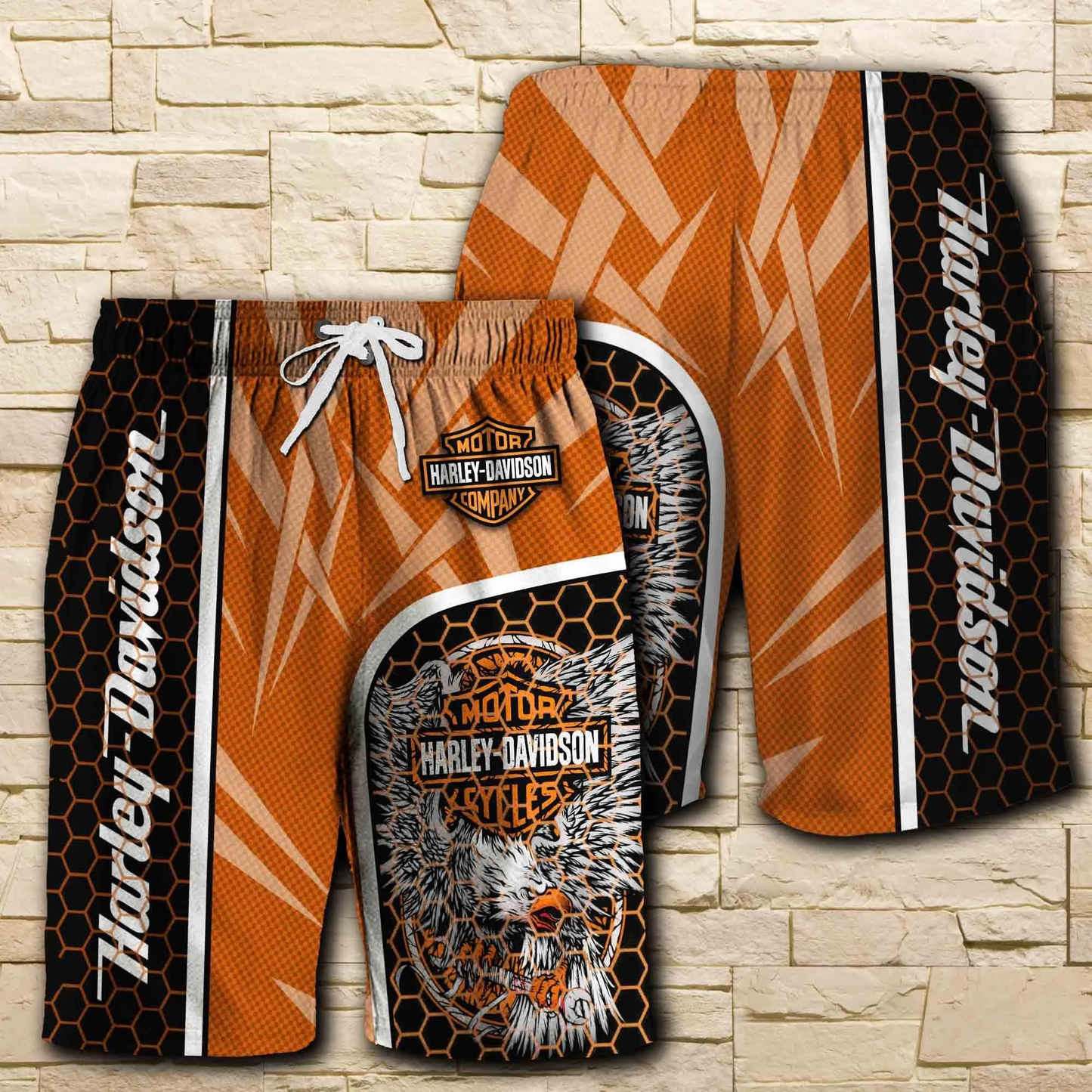 HD Premium Motorcycle Short Pants DDT CTND