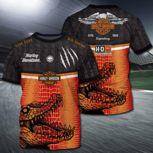 HD Premium Motorcycle V6 Tshirt DDT CTND