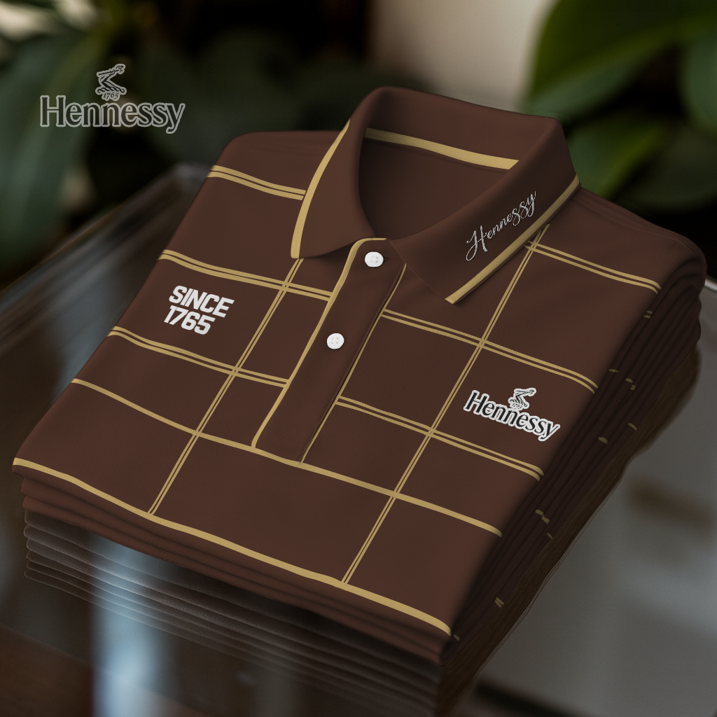 HEN Premium Whiskey Polo Shirt DDT NTL