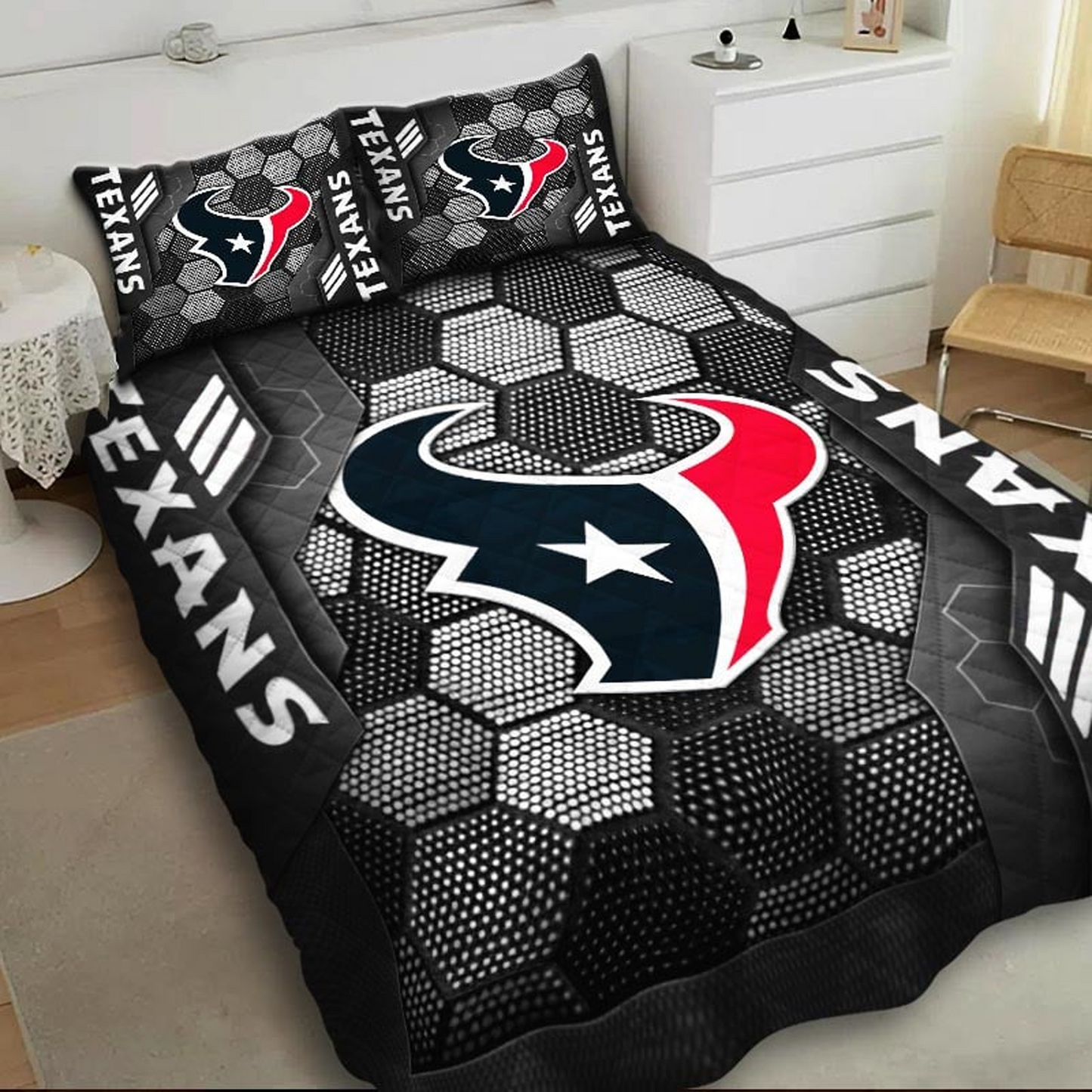 HOU x NFL Bedding Set Multicolor DATND TANTD