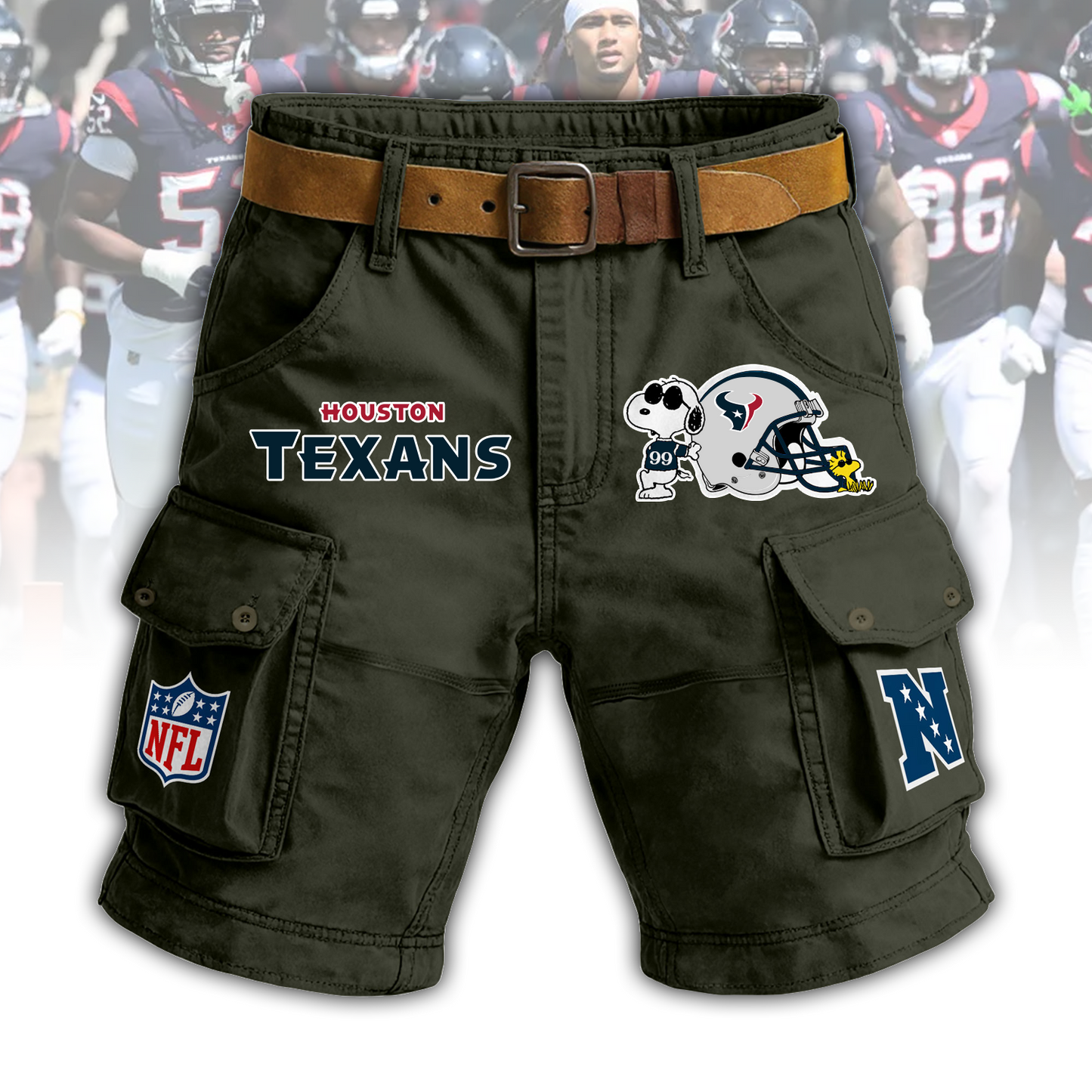 HOU x NFL Man Shorts