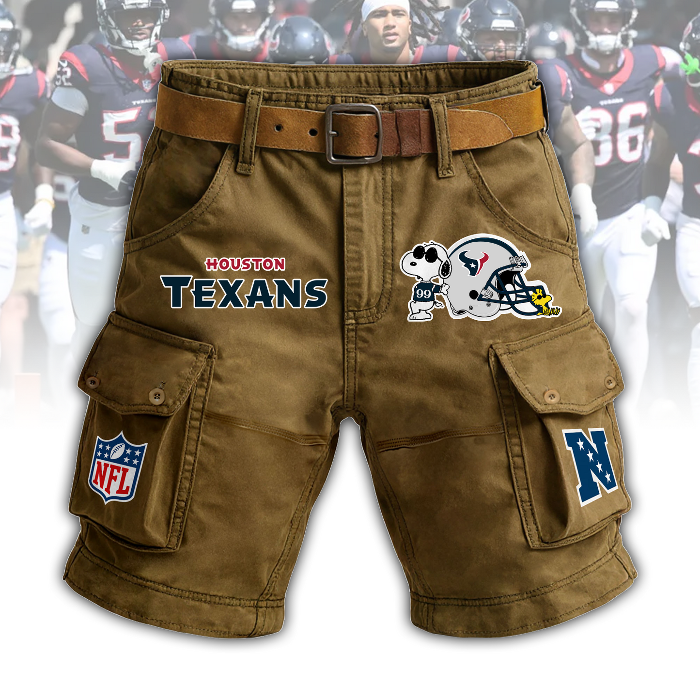 HOU x NFL Man Shorts
