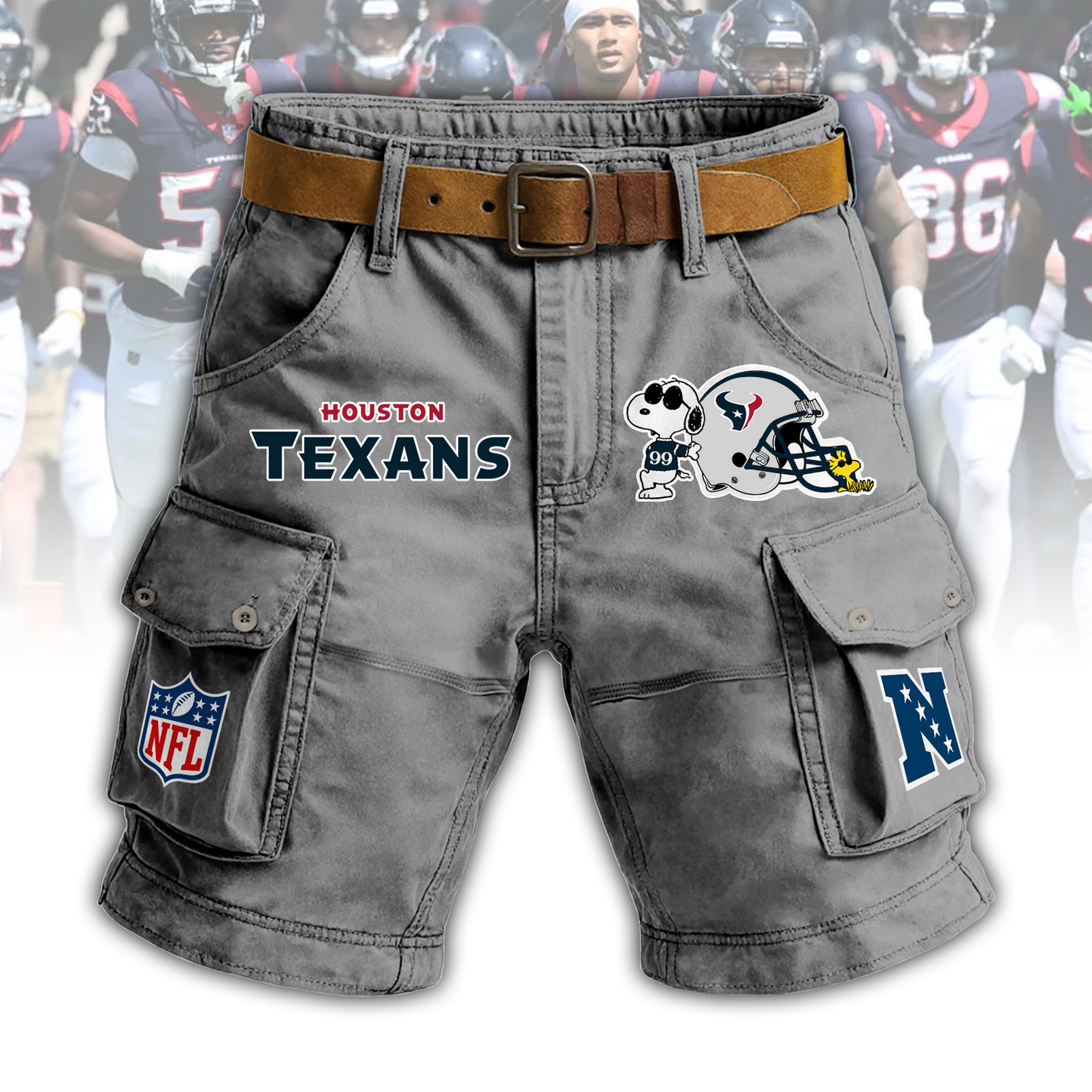 HOU x NFL Man Shorts