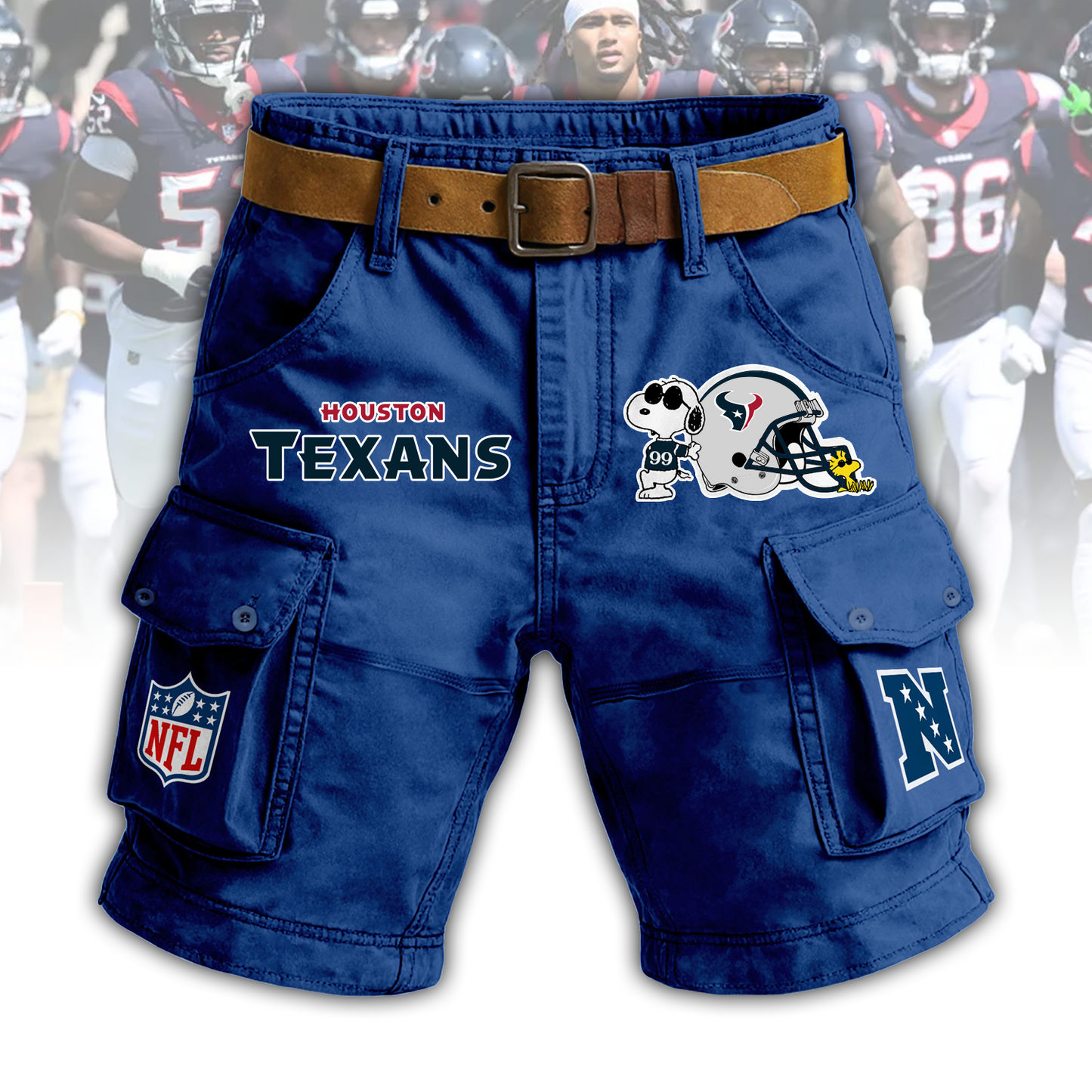 HOU x NFL Man Shorts
