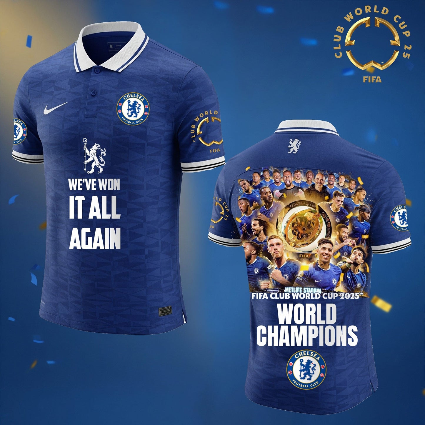 CHE Club World Cup Champions Polo Shirt DDTCTND