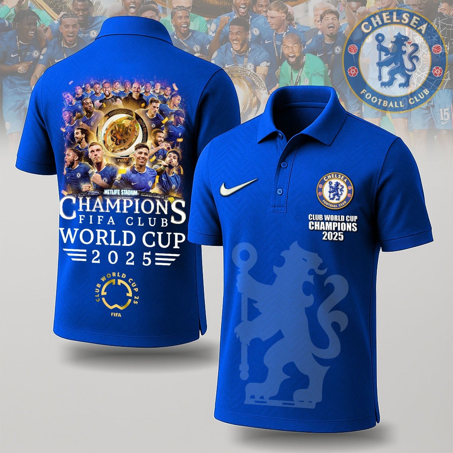 CHE Club World Cup Champions V2 Polo Shirt DDTCTND