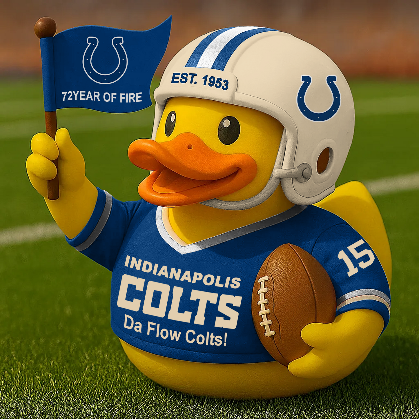 IND x NFL Anniversary Rubber Duck DATND TANTD
