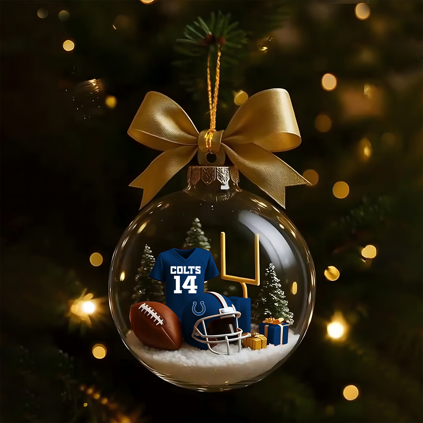 IND x NFL Football Christmas DATND TANTD