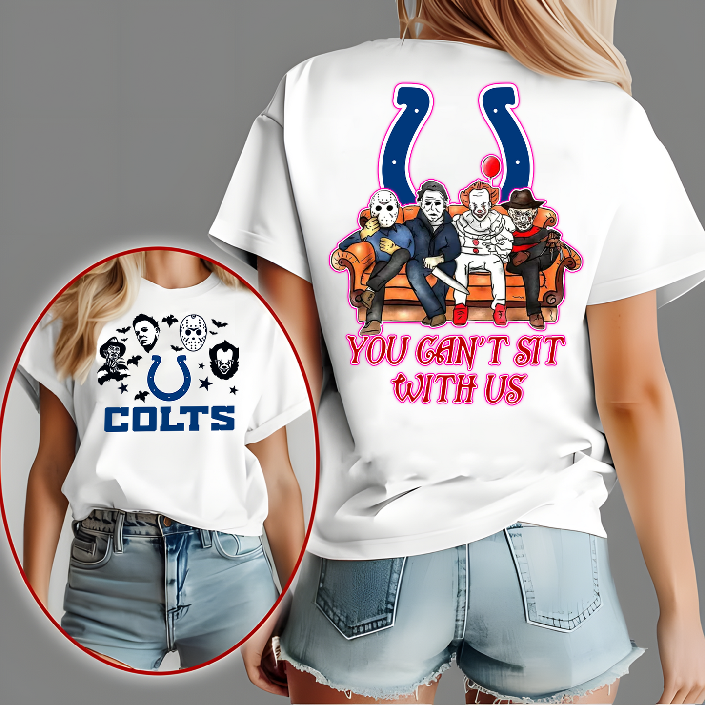 IND x NFL Horror Movie Fan Shirt DatND DVT