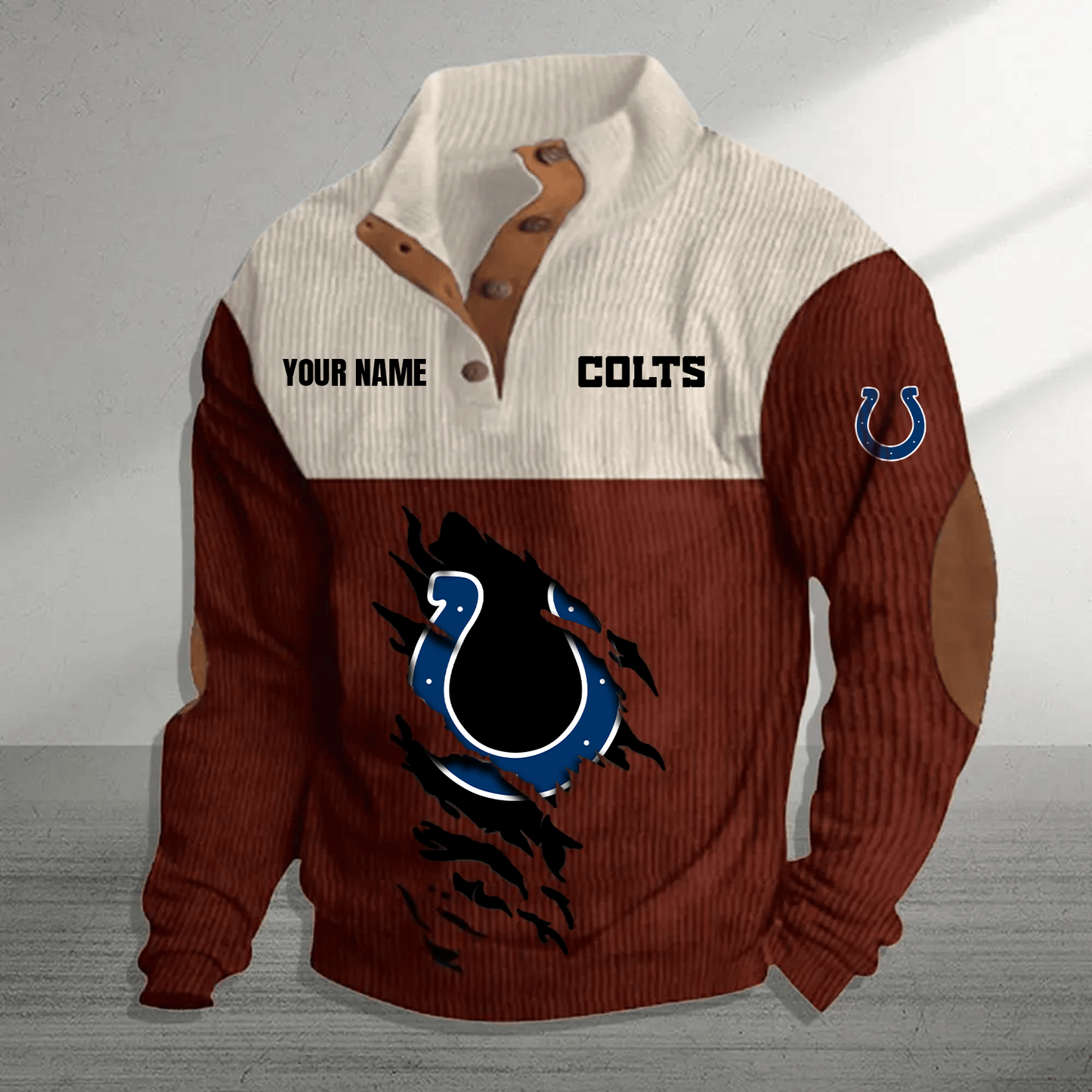 IND x NFL Premium Personalized Game-Day Pullover DATND TANTD