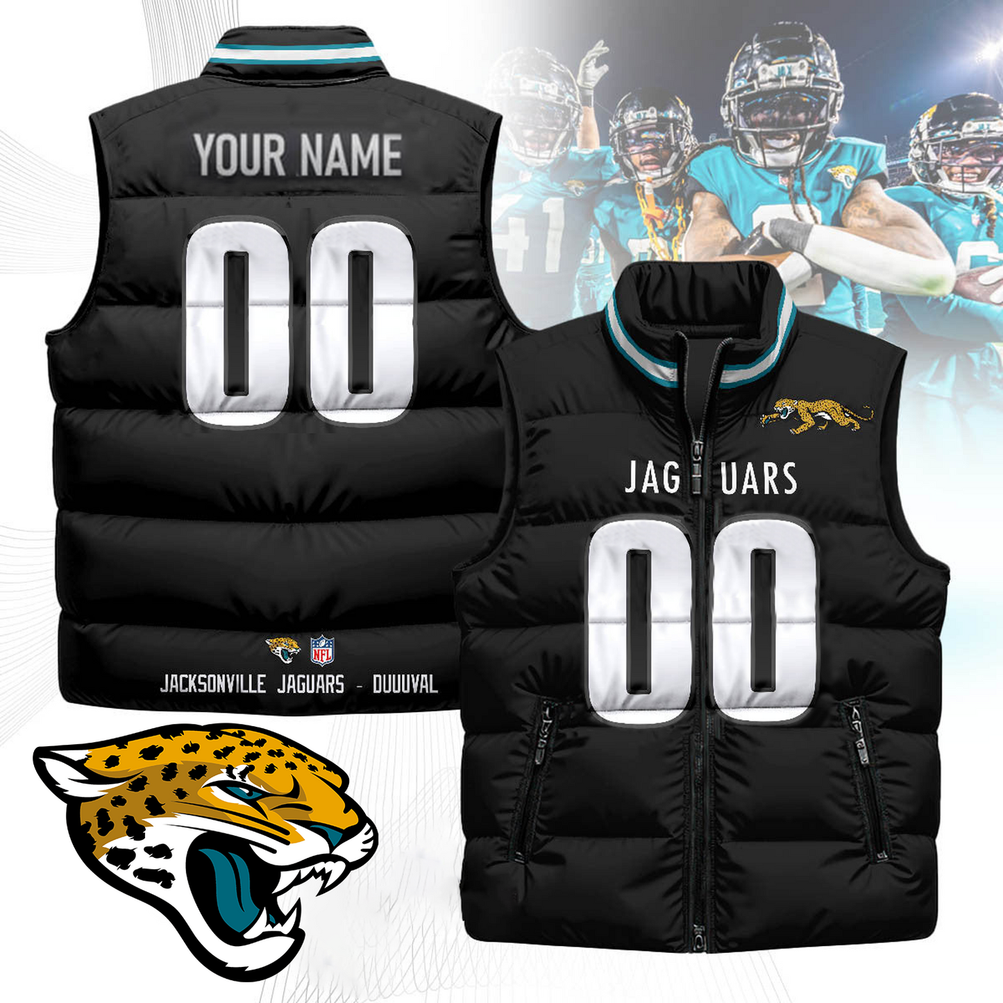 JAC x NFL Unisex Puffer Vest DatND ThuongNH