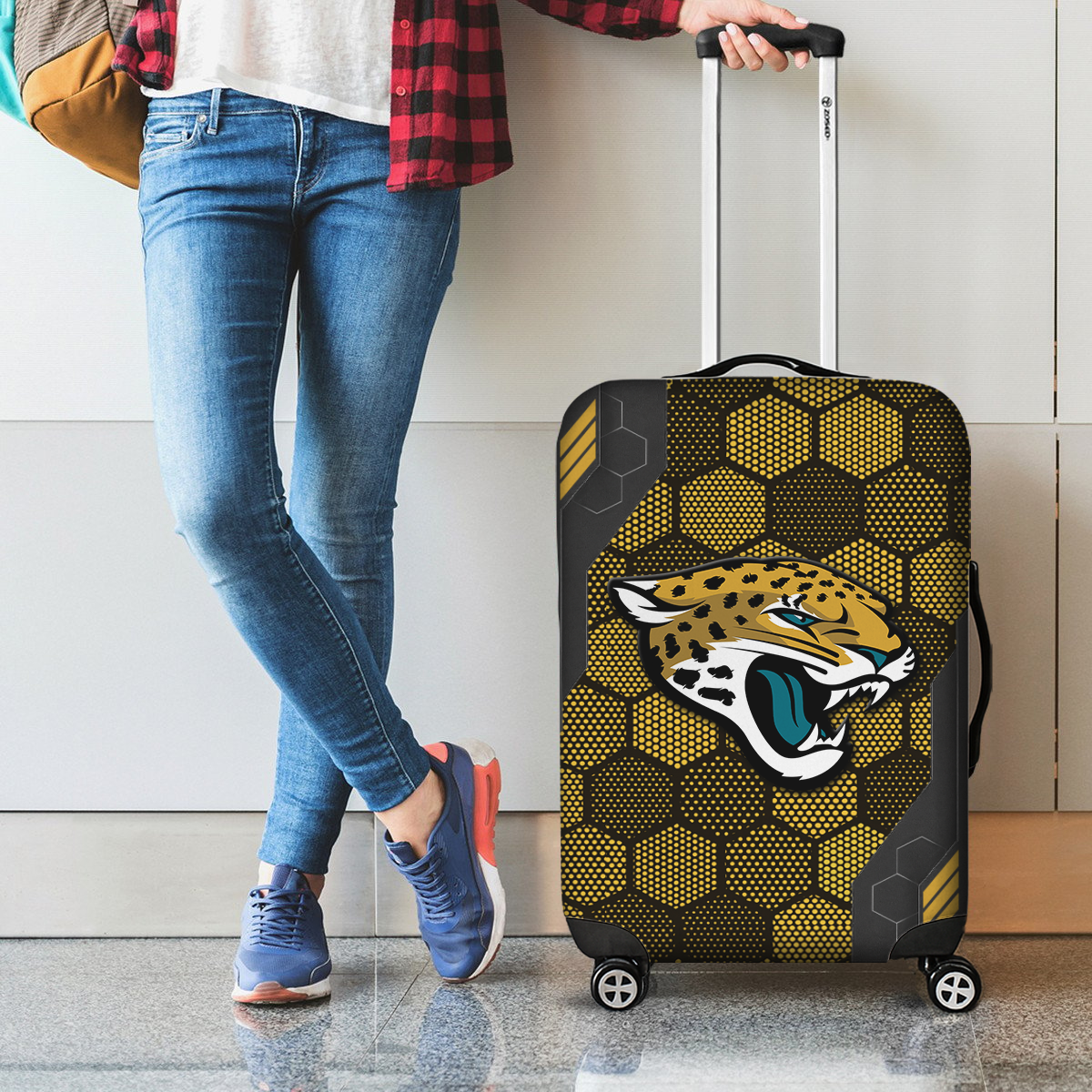 JJ NFL V3 Luggage Cover Suitcase Protector DDT NTL