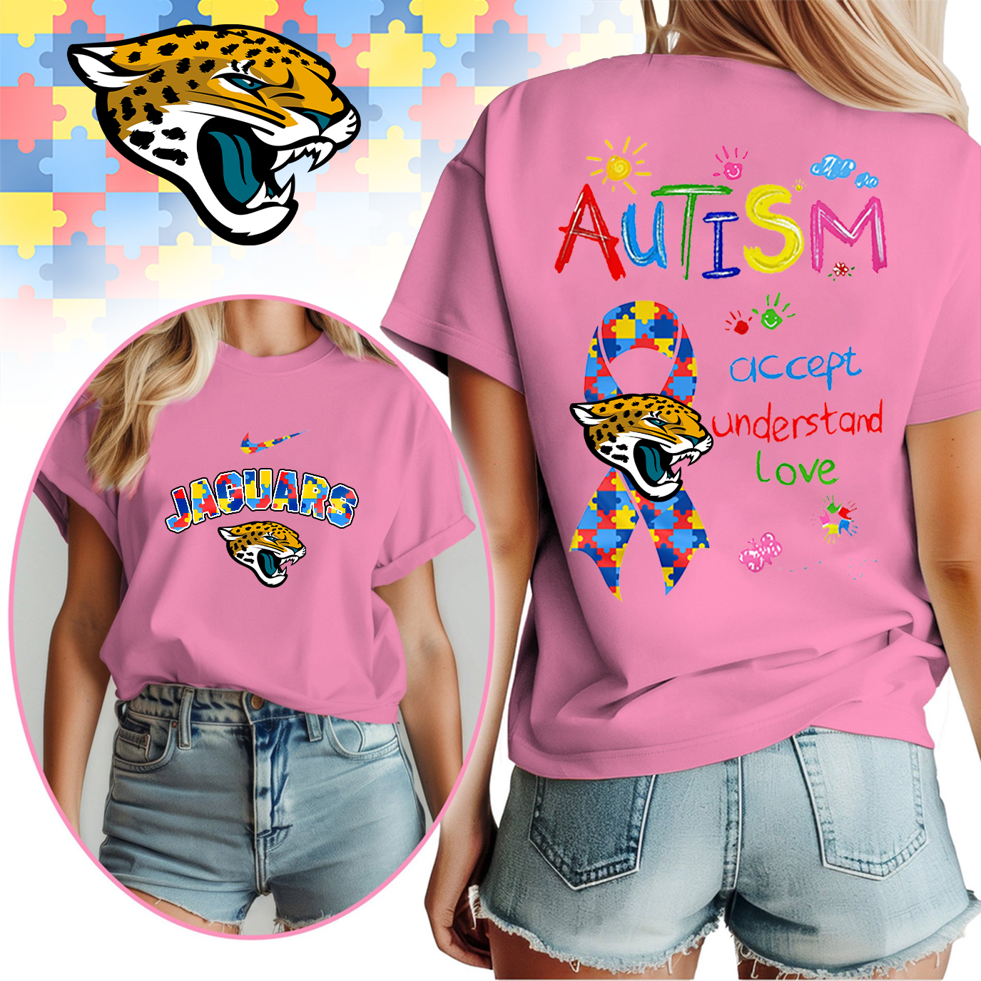 JJ Premium Autism Awareness 3D Shirt DDT TTV