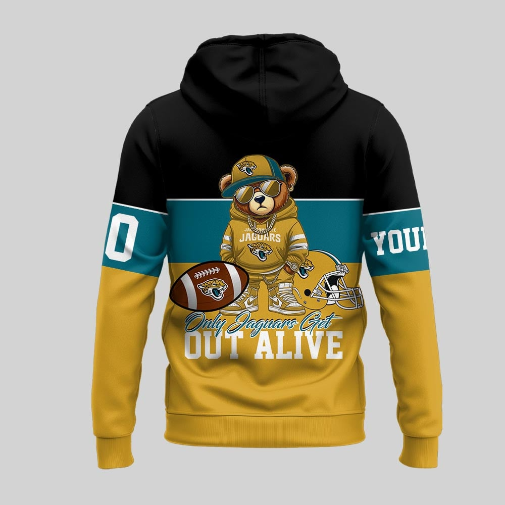 JJ Premium NFL Customizable Teddy Bear Hoodie DDT HLPHUONG