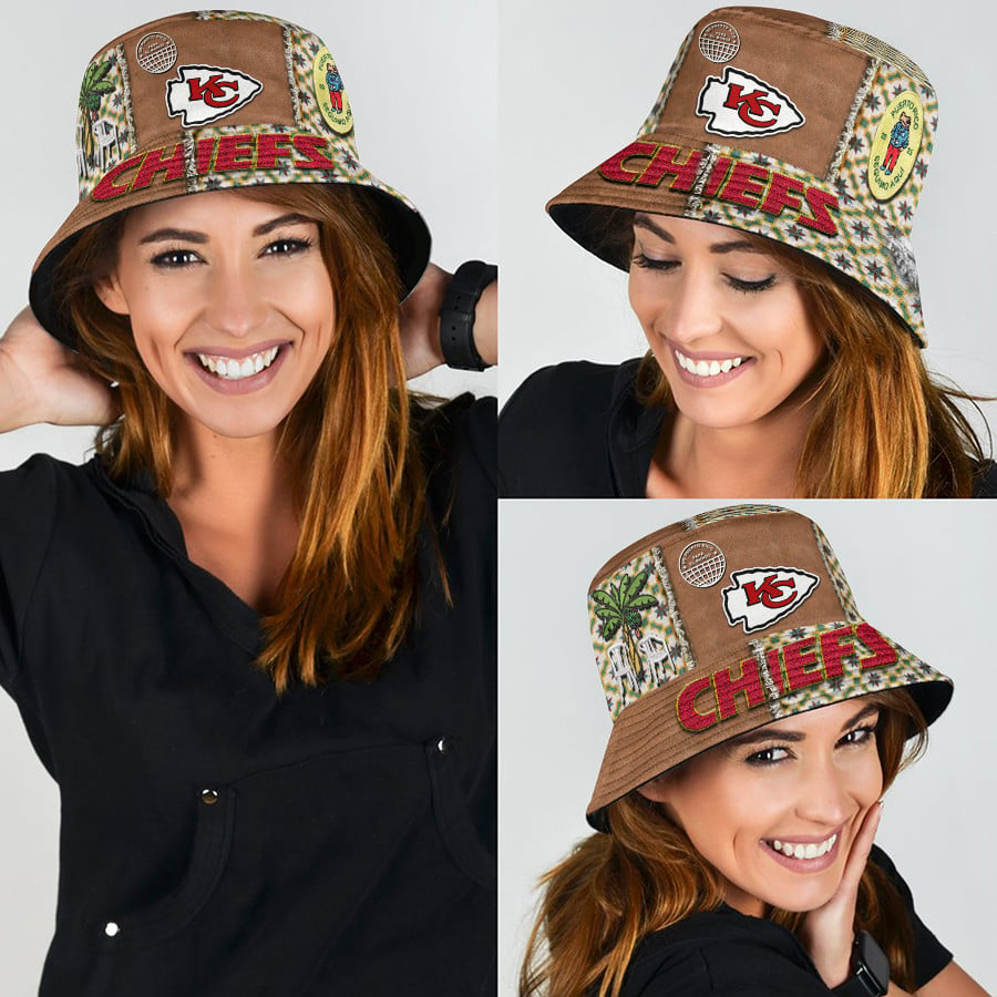 Kansas City Chiefs Premium NFL Bad Bunny Bucket Hat