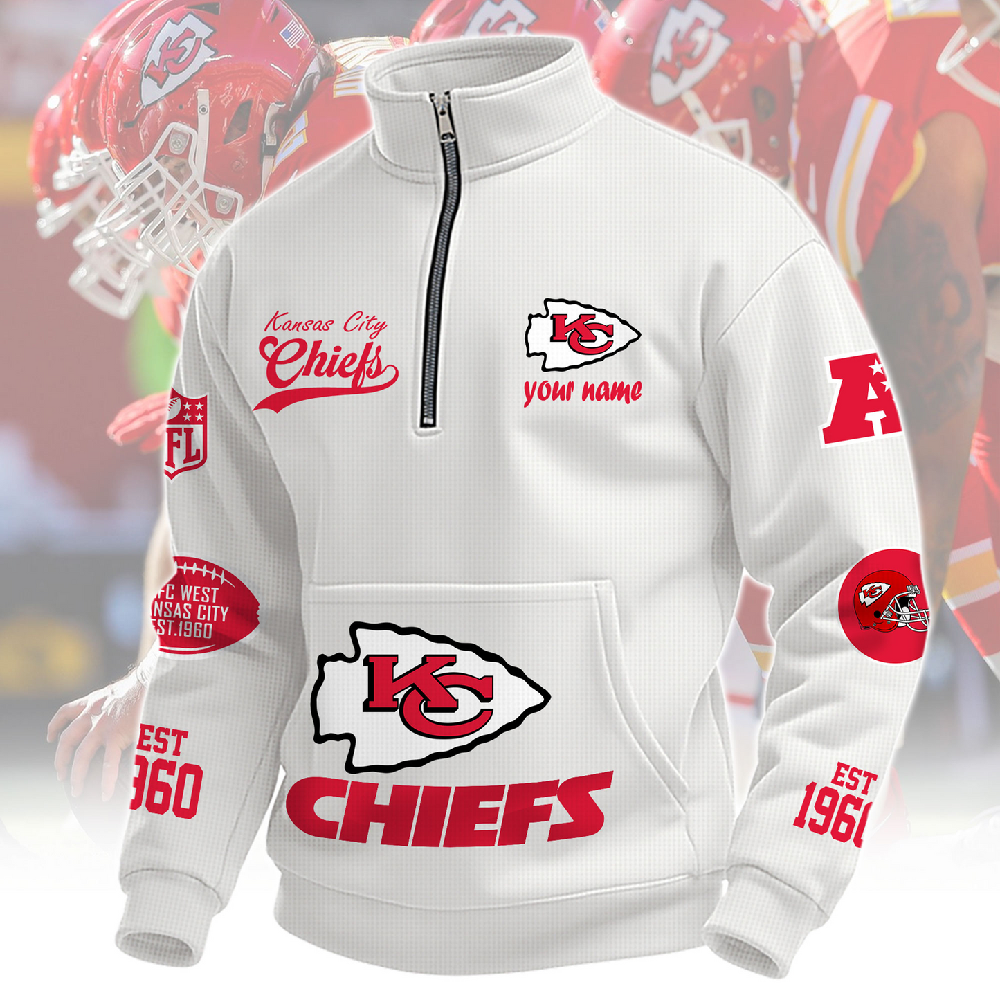 KC x NFL Quarter-Zip Sweatshirt DatND DVT