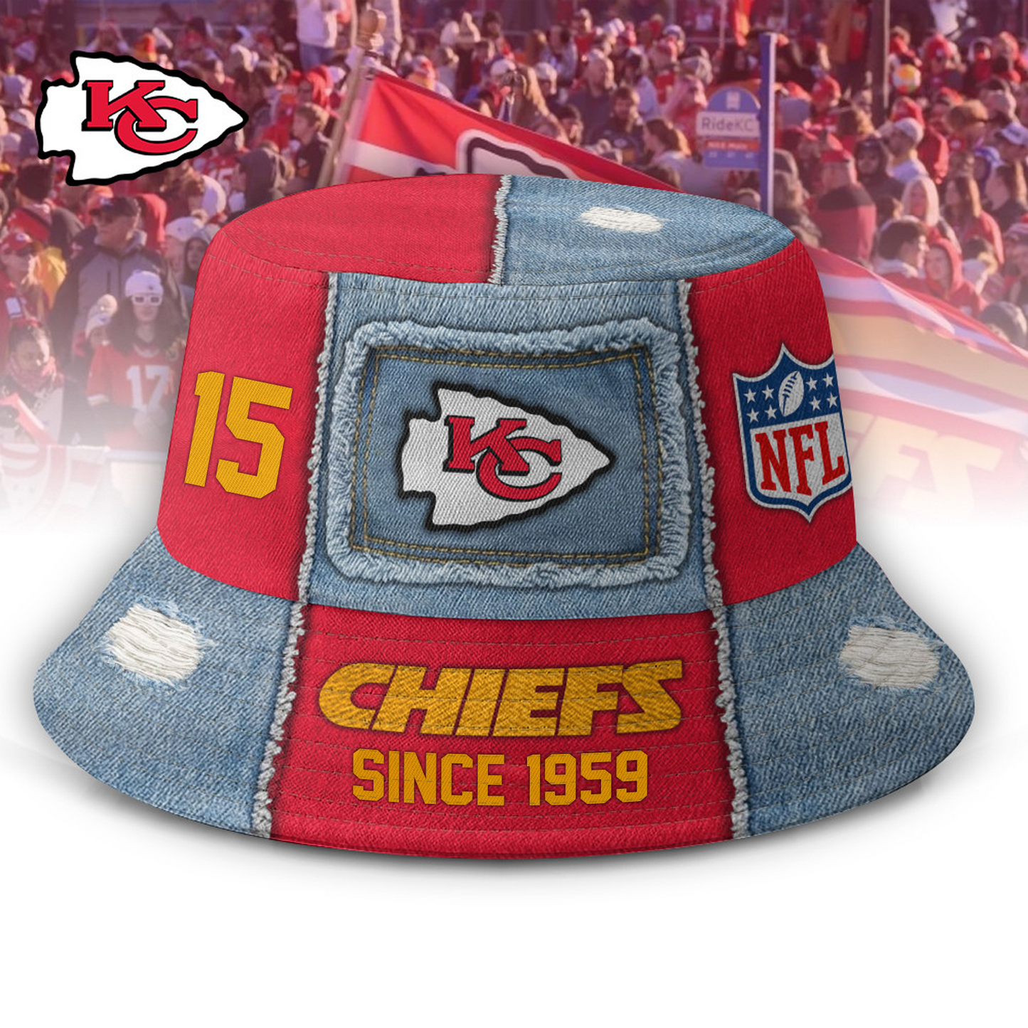 NFL xKC Streetwear Bucket Hat DatND DVT