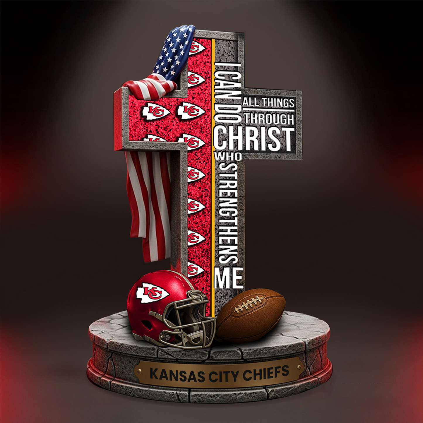 KC x NFL Premium Acrylic Block DATND TANTD