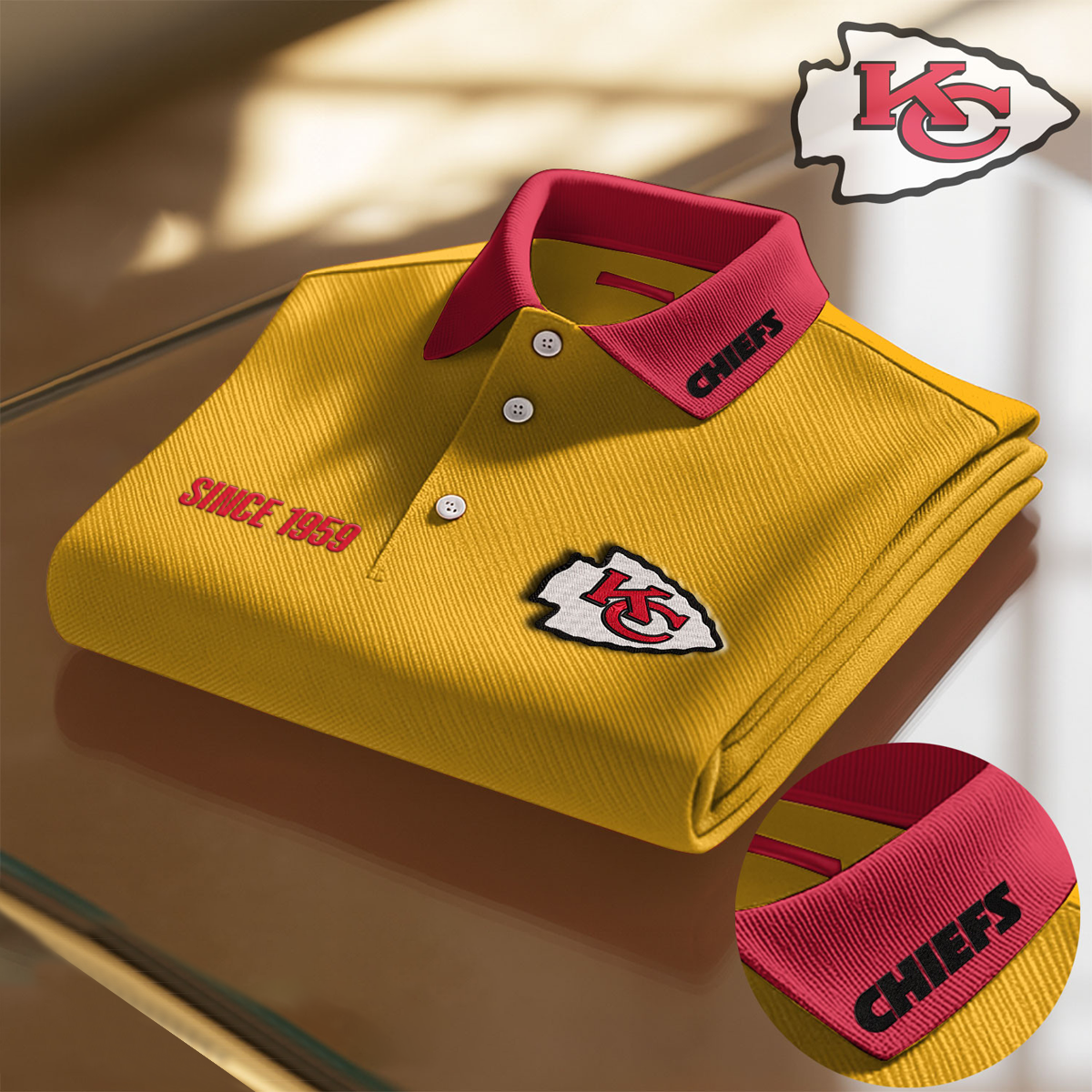 KC x NFL Premium Polo Shirt DatND DVT