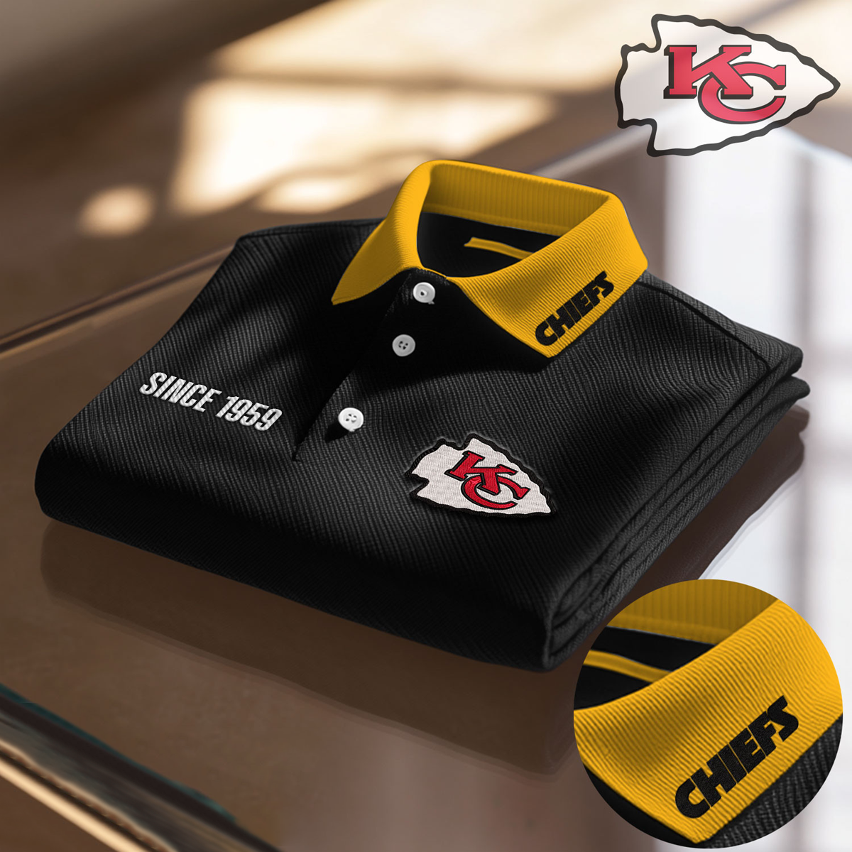 KC x NFL Premium Polo Shirt DatND DVT